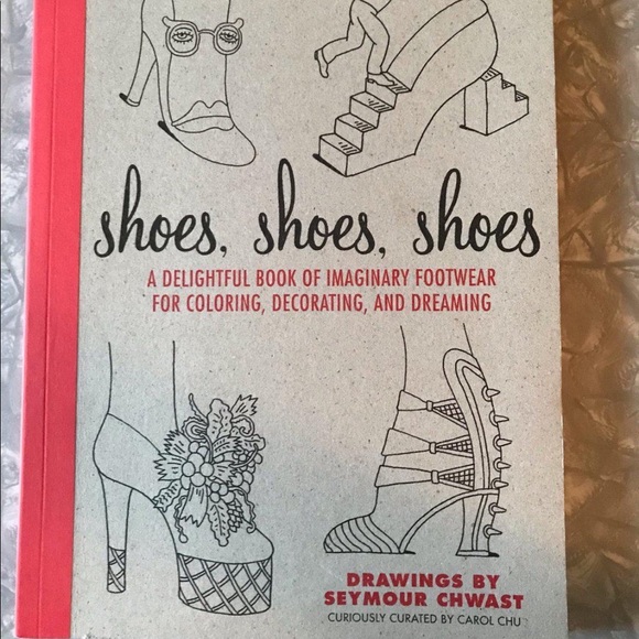 Shoes Shoes Shoes 👠👡👢Colouring Book - Picture 1 of 10
